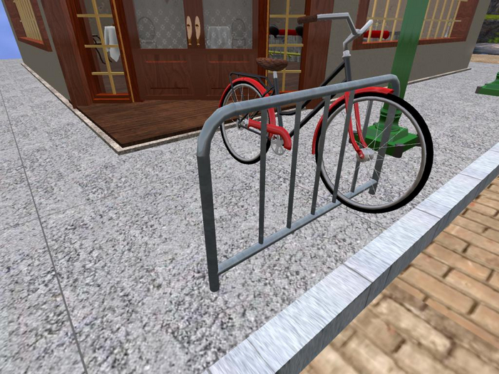 Second Life Marketplace Bicycle Rack